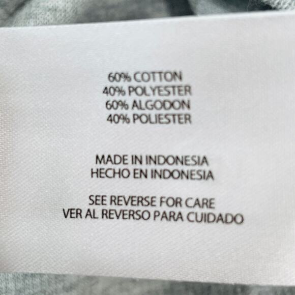 ORVIS Gray Heather Knit Pullover 1/4 Zip Contrast Red Floral Trim Top M - Picture 10 of 11